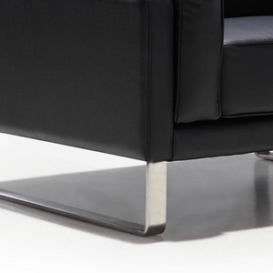 Ensemble de canapés en cuir au design moderne pour bureau, mobilier de bureau - Product Image 5