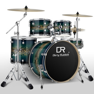 Bán Buôn Nhạc Cụ Năm Trống Ba Chũm Chọe Trống Đặt Chuyên Nghiệp Nhạc Cụ Bộ Gõ - Product Image 2