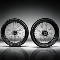 Jantes en alliage haute résistance 7116-T6 à rayons droits, roues Supermoto pour accessoires de vélo électrique Surron Light Bee X LBX