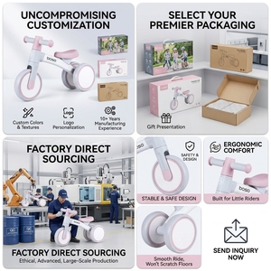 Vélo d'équilibre pour bébé de qualité supérieure, certifié ASTM CE, pour les <span class=keywords><strong>10</strong></span> <span class=keywords><strong>mois</strong></span> aux 3 ans, mini trotteur pour tout-petits avec roues EVA silencieuses, fournisseur - Product Image 2