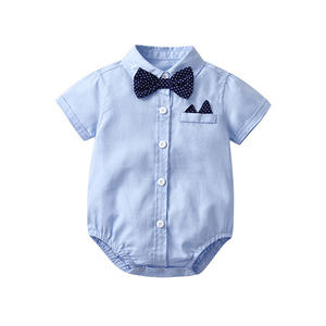 Ensemble bébé garçon KB8027Z1 en stock, vente en gros Chine, coton de haute qualité, vêtements décontractés pour nouveau-né - Product Image 4