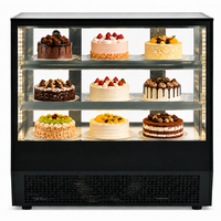 Jinfugui Porte en verre commerciale Double température Affichage des boissons Refroidisseur 450L vertical Boisson Réfrigérateur