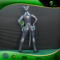 Fille noire gonflable en PVC brillant Hongyi homme gonflable poupée d'air Hongyi Sph Animation gonflable