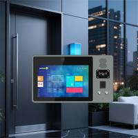 Interphone vidéo de porte avec écran tactile intelligent de 10 pouces, matériel, panneau Android, interphone, contrôle d'accès avec reconnaissance faciale