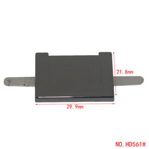 Accessoires de sac à main en gros d'usine Serrure magnétique <span class=keywords><strong>invisible</strong></span> Matériel en métal Serrure de sac rectangulaire Serrures à torsion de haute qualité pour sac - Product Image 6