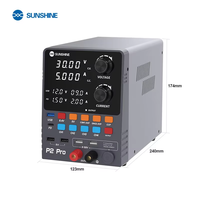 Alimentation CC intelligente régulée et réglable SUNSHINE P2 PRO 30V 5A pour outils de réparation mobiles