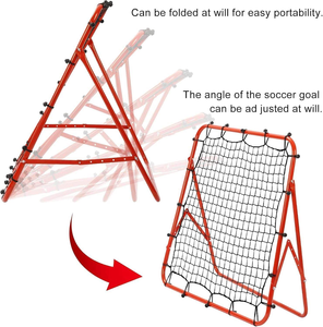 <span class=keywords><strong>Filet</strong></span> de rebond de volley-ball d'entraînement de rebond de maille d'entraînement de football portatif avec des angles réglables - Product Image 4