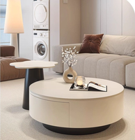 Nouvelle Table Basse Minimaliste en Marbre 2026 – Durable et Écologique pour Petits Appartements, Salon, Luxe Haut de Gamme