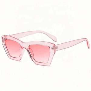 Gafas de Sol Cuadradas de Moda con Logotipo Personalizado, Color Jelly, Protección UV400, Estilo Ojo de Gato, para Mujer, 2021 - Product Image 3