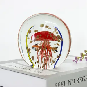 Handmade beautiful glass paperweights for home decoration
