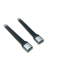 Câble adaptateur USB C mâle vers USB femelle, câble de chargeur court de type C pour MacBook/ordinateur portable/station d'accueil