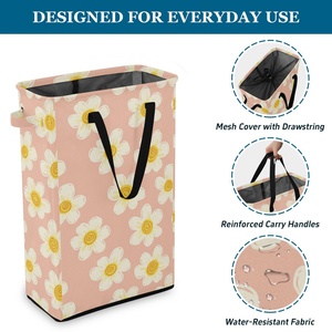 Sac de rangement anti-poussière en polyester réutilisable, résistant à l'eau, grand format, écologique, motif floral hawaïen, collection Aloha - Product Image 3