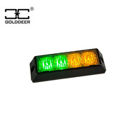 Luz estroboscópica para camión de construcción, 4 luces LED de emergencia, azul, SL6201