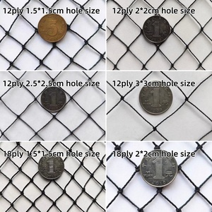 Filet de protection agricole extra résistant en plastique noir pour jardin, verger et balcon (<span class=keywords><strong>anti</strong></span>-pigeons) - Product Image 4