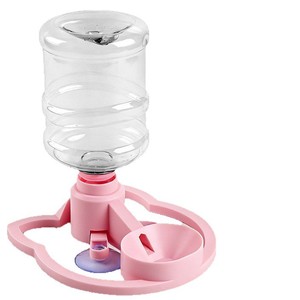 Pet Self Service Water Fountain Bottle For <b>Cat</b> Portable Non Electric Automatic <b>Feeder</b> With Small Bowl Design - Product Image 3