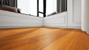 <strong>Brazilian</strong> Oak 6in <strong>Hardwood</strong> <strong>Engineered</strong> Floor Planks Wide Plank Waterproof Flooring for Living Room Rosewood <strong>Walnut</strong> Brushed - Product Image 3