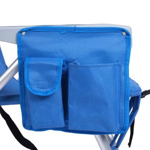 QM Outdoor Garden Loungers Lightweight Aluminium Adjustable Backrest Portable Folding <b>Recliner</b> <b>Camping</b> <b>Chair</b> With Pillow - Product Image 4