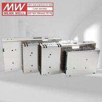 Fuente de Alimentación Conmutada Industrial Meanwell LRS-450-12 AC-DC de 450W, Salida Única, Alta Eficiencia, 12V 37.5A, Garantía de 3 Años