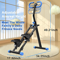 Máquina de Escalada Vertical Compacta para Ejercicio de Cuerpo Completo, Manillar Ajustable, Gimnasio en Casa, Ejercicio Cardiovascular, Escaladora de Acero