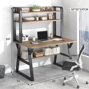 컴퓨터 책상 데스크탑 가정 학생 공부용 책상 침실 일체형 소형 심플 사무실 책상 원목 - Product Image 2