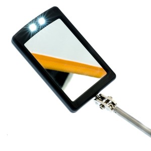 Miroir d'inspection automobile 300 mm 650 mm rétractable en acier allié avec lumière pour réparation mécanique - Product Image 3