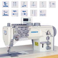 Machine à coudre industrielle à point de croix simple à aiguille simple Rosew GC-867-110126Heavy Duty
