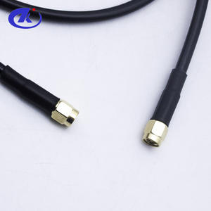 Cable de Puente SMA Macho a SMA Macho con Conector de Crimpado para Cable Coaxial <span class=keywords><strong>RG58</strong></span>, 1m - Product Image 4