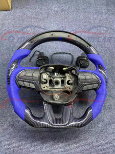 Volant en fibre de carbone pour <span class=keywords><strong>dodge</strong></span> <span class=keywords><strong>charger</strong></span> gt 2018 - Product Image 3