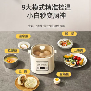 Multifunctional Egg Cooker 800 W 1-Layer <b>Electric</b> <b>Steamer</b> With Timer For Home Breakfast Cooking - Product Image 5