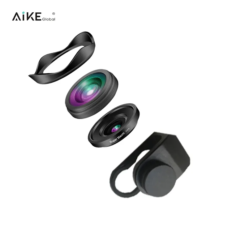 5k Hd 20x 120 degree 2 IN 1 Wide Angle Lens Mobile Macro Lens Mobile Phone Camera Lens