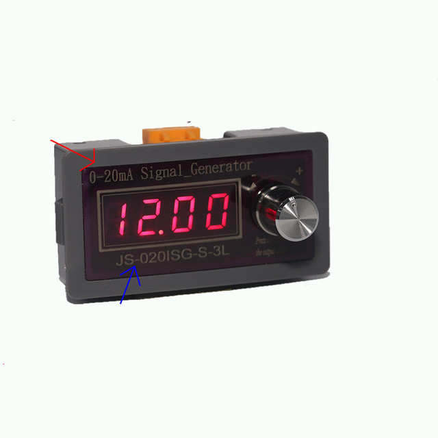 Programmable Adjustable 4-20mA 0-20mA Signal Generator Constant Current Transmitter 0-20mA Simulator 24V Power Supply