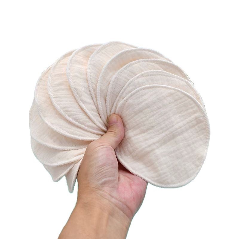 Kangobaby 100% Cotton Muslin Reusable and Comfortable Nursing Pads for Mom