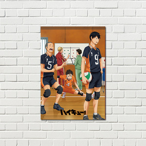 8PCS/SET <span class=keywords><strong>Haikyuu</strong></span> Hinata Shoyo <span class=keywords><strong>Oikawa</strong></span> Tooru Décoration Murale pour Salon Chambre Décoration Maison Affiches Artisanales en Papier Anime pour Fans - Product Image 6