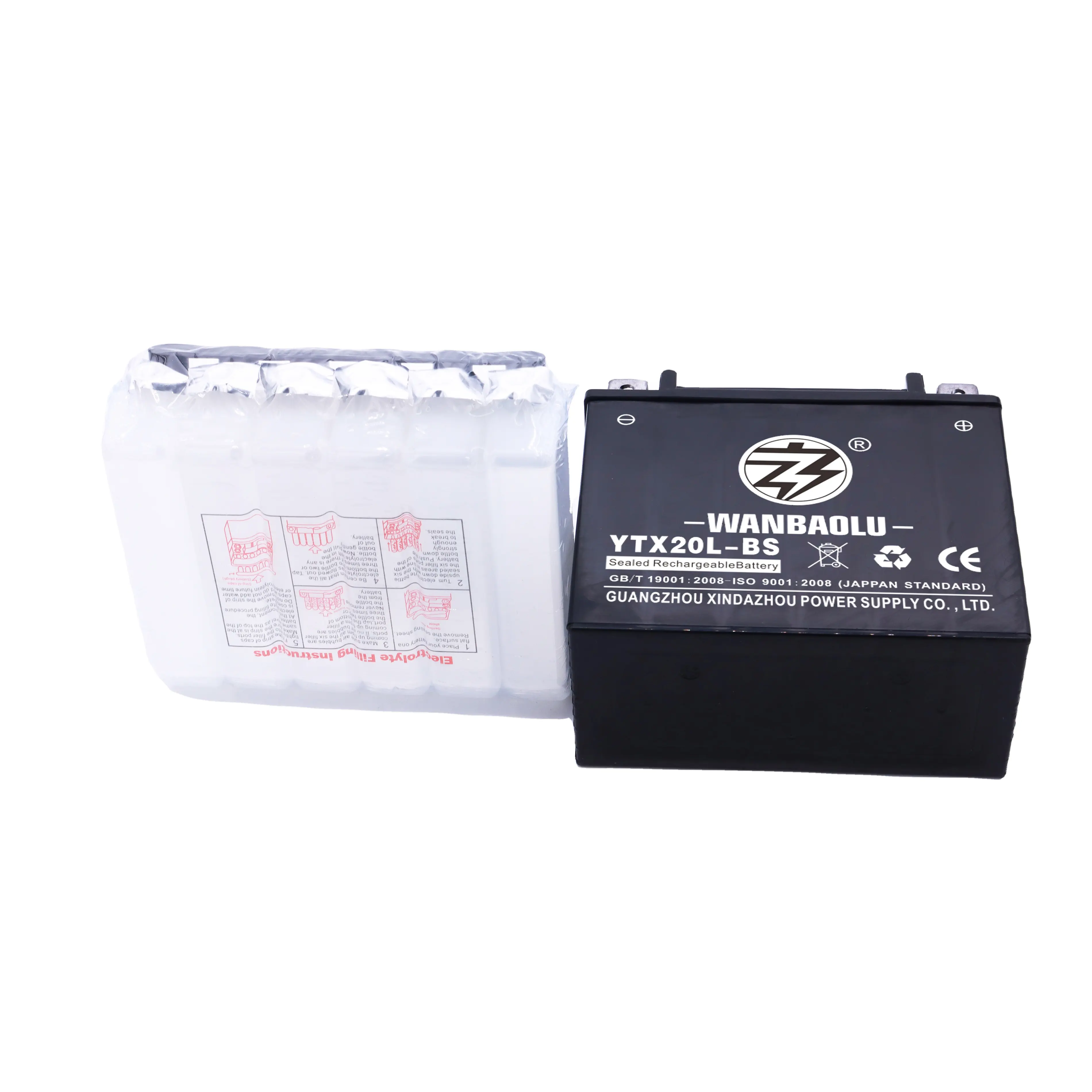 YTX20HL-BS ตะกั่วกรดแห้งชาร์จ12V20ah แบตเตอรี่รถจักรยานยนต์