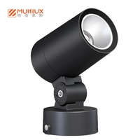 Projecteurs extérieurs personnalisés à haute luminosité Projecteurs de pelouse Parc Super Bright Round Fixe Seat Deep Anti Glare COB Lens lampes