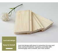 Panneaux muraux en bois de sapin, cèdre rouge, chêne rouge, chêne blanc, pruche, frêne pour revêtement mural intérieur ou extérieur