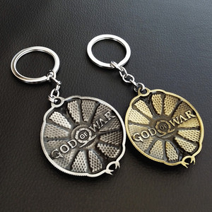 Porte-clés <span class=keywords><strong>God</strong></span> <span class=keywords><strong>of</strong></span> <span class=keywords><strong>War</strong></span> 4 Kratos, hache leviathan, bouclier, pendentif, arme, porte-clés, souvenir, bijoux, cadeau - Product Image 4