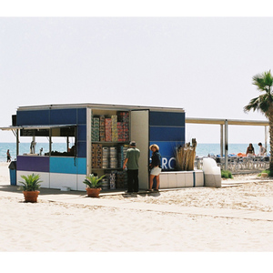 Outdoor MTN design waterproof portable sales kiosk customized shop cabin