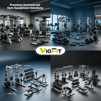 VIGFIT - Máquinas de Entrenamiento de Fuerza Profesionales de Alta Resistencia y Equipo de Cardio para Gimnasios, Juego Completo