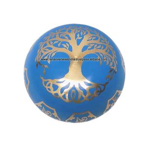 ชามร้องเพลงทำจากทองเหลืองทิเบตสีเทอร์ควอยซ์จากต่างประเทศ - Product Image 3