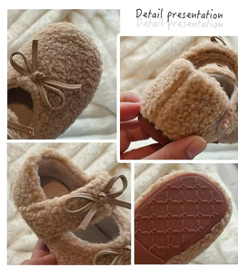 Zapatos Casuales de Felpa para Niños, Zapatos Cálidos de Invierno para Niñas, Pantuflas Antideslizantes para Niños Pequeños - Product Image 5