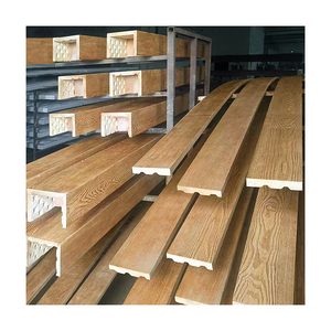 Auuan fabbrica all'ingrosso leggero poliuretano finto legno trave impermeabile in legno artificiale travi per la casa - Product Image 2