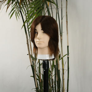 Peluquero cabeza <span class=keywords><strong>de</strong></span> Maniquí <span class=keywords><strong>de</strong></span> cabello humano masculino 100 <span class=keywords><strong>corte</strong></span> <span class=keywords><strong>de</strong></span> cabello Real estilista entrenamiento cabeza <span class=keywords><strong>de</strong></span> maniquí <span class=keywords><strong>muñeca</strong></span> - Product Image 1