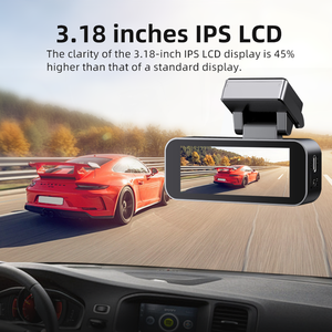 <span class=keywords><strong>Camera</strong></span> hành trình AHD hai ống kính, màn hình IPS LCD 3.2 inch, độ phân giải 2K+1080P, tích hợp GPS định vị và đo tốc độ, dành cho ô tô cá nhân. - Product Image 2