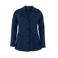 Blouse de laboratoire longue en polycoton pour l'industrie alimentaire, l'hôpital, le garage, couleur kaki, anti-poussière