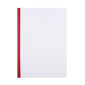 Porte-documents de présentation en plastique transparent format A4 avec dos coloré pour documents de bureau - Product Image 3