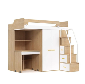 <span class=keywords><strong>Lit</strong></span> superposé en bois massif, nouveau design, <span class=keywords><strong>pour</strong></span> chambre d'enfant, école, maison, hôtel, auberge, adapté aux adolescents - Product Image 5