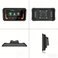 Navigator GPS Sepeda Motor 6 inci dengan Braket Anti-Pencurian Lepas-Pasang Cepat |   Wireless CarPlay & Android Auto |   Tahan Air IP67
