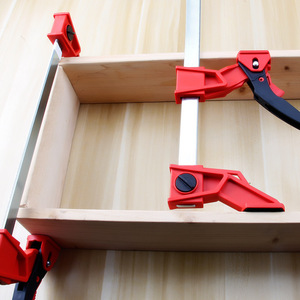 Duratec Heavy Duty Ratchet F <b>Clamp</b> Adjustable Metal Woodworking <b>Clamp</b> For Plywood And Furniture Assembly - Product Image 1