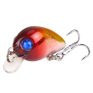 เหยื่อตกปลาขนาด3ซม./1.6ก. เหยื่อปลอมพีวีซีแบบแข็งพร้อมตะขออุปกรณ์ตกปลาจำนวนมาก - Product Image 1